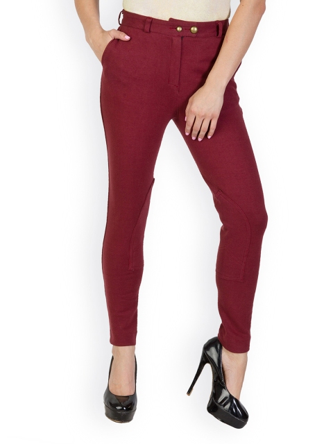 

Rider Republic Women Burgundy Jeggings