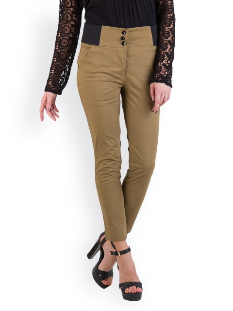 

Rider Republic Women Brown Slim Fit Trousers