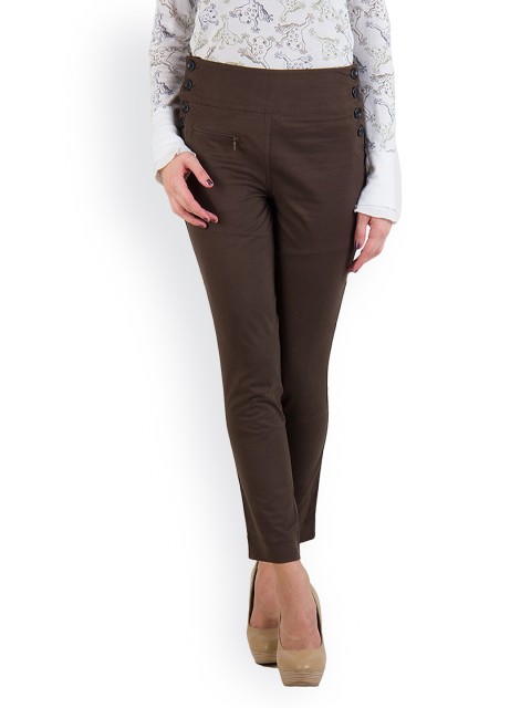 

Rider Republic Women Brown Slim Fit Trousers