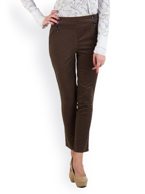 

Rider Republic Women Brown Slim Fit Trousers