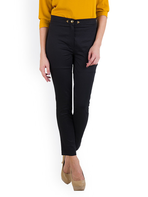 

Rider Republic Women Black Slim Fit Trousers