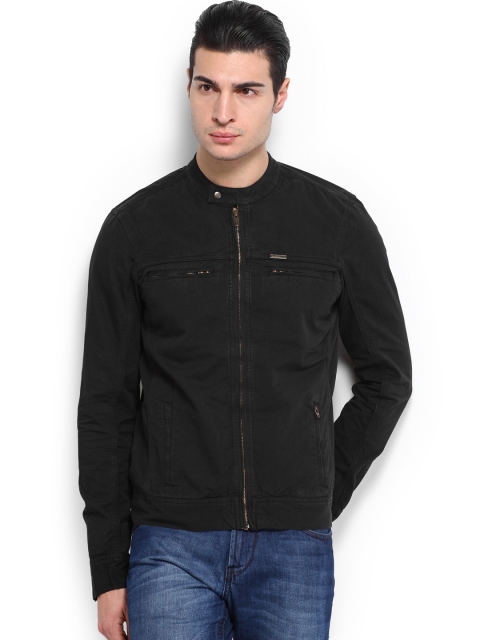 

Roadster Men Black Shelby Slim Fit Jacket