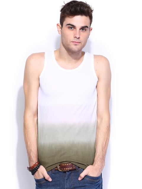 

Roadster White & Green Ombre Dyed T-shirt