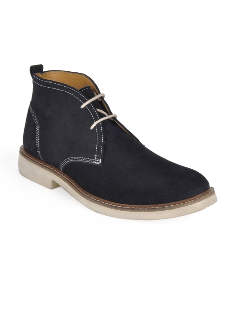 

Ruosh Casual Men Blue Leather Boots