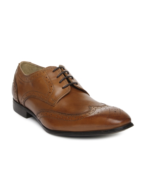 

Ruosh Work Men Tan Classic Shoes