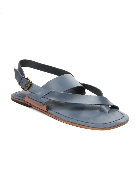 

Ruosh Casual Men Blue Leather Sandals, Grey