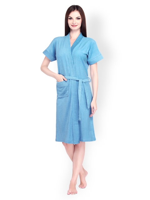 

Sand Dune Women Blue Bathrobe