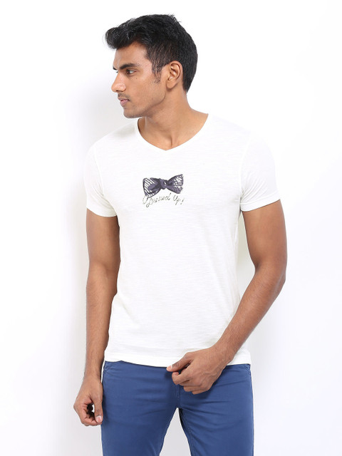 

Sher Singh Men White Printed T-shirt