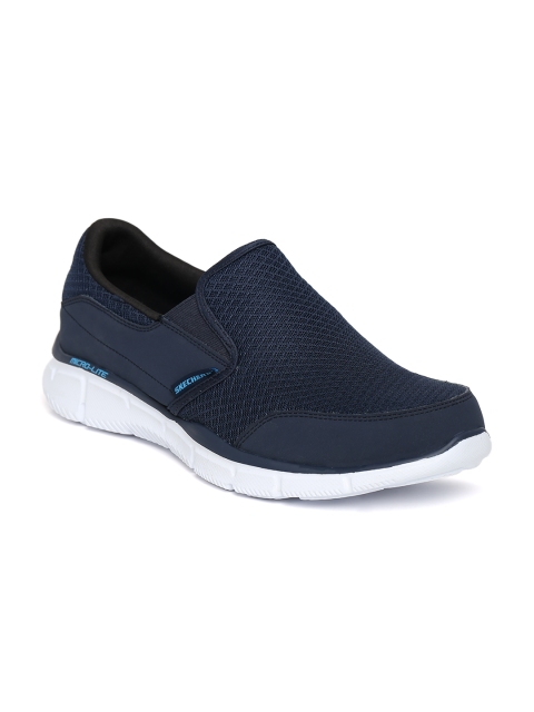 

Skechers Men Navy Equalizer-Persistent Walking Shoes, Navy blue