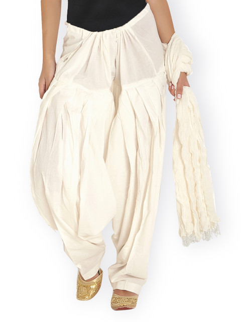 

Soch Women White Patiala & Dupatta Set