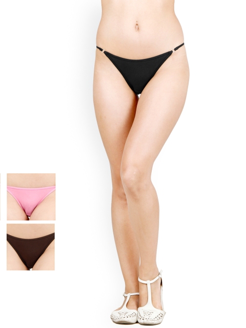 Softrose Pack of 3 Women Bikini Briefs RB5001BCP