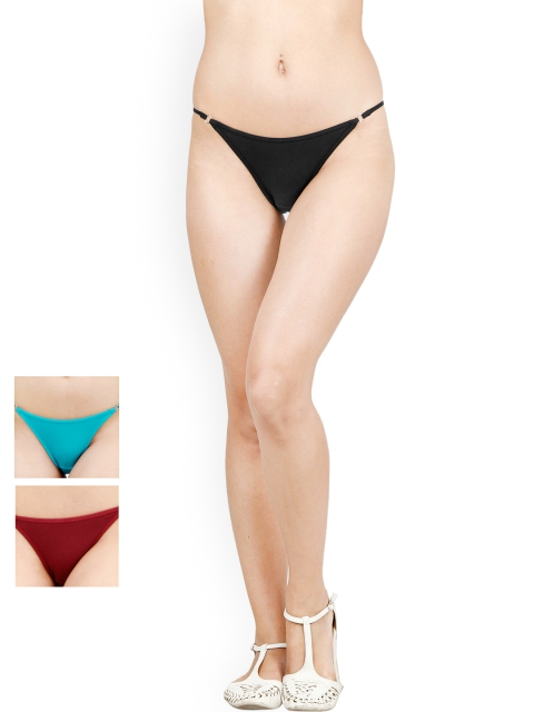 Softrose Pack of 3 Women Bikini Briefs RB5001BRGMR