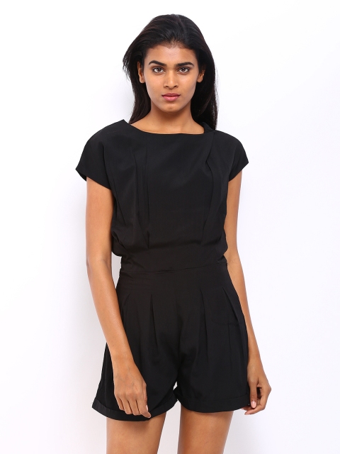 

Soie Women Black Playsuit
