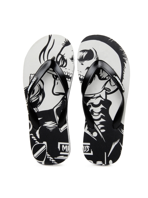 

Solethreads Men Black & Grey Flip Flops