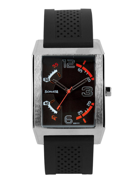 

Sonata Men Black Dial Watch 7999SP02