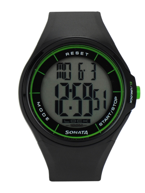

Sonata Men Black Touch Screen Chronograph Digital Watch 7992PP03J