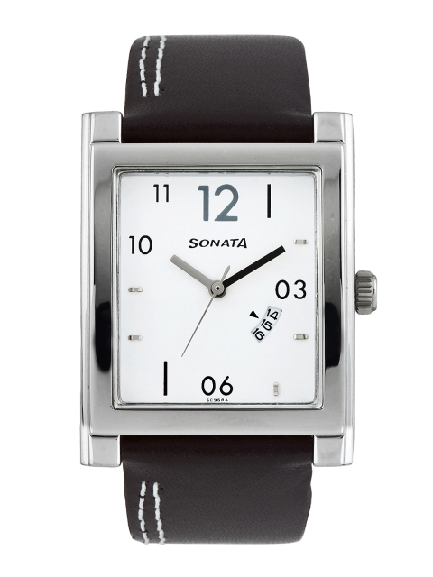 

Sonata Men White Dial Watch