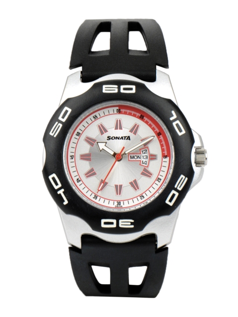 

Sonata Men Silver-Toned Dial Analogue Watch ND7929PP05J