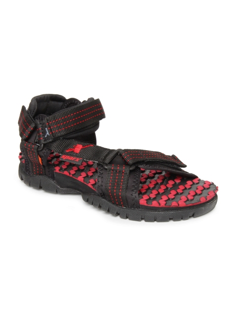 

Sparx Men Black Sports Sandals