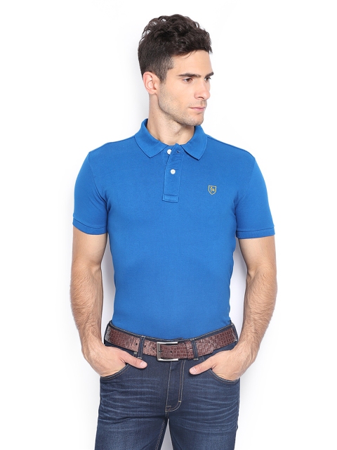 

Status Quo Men Blue Pique Polo T-shirt