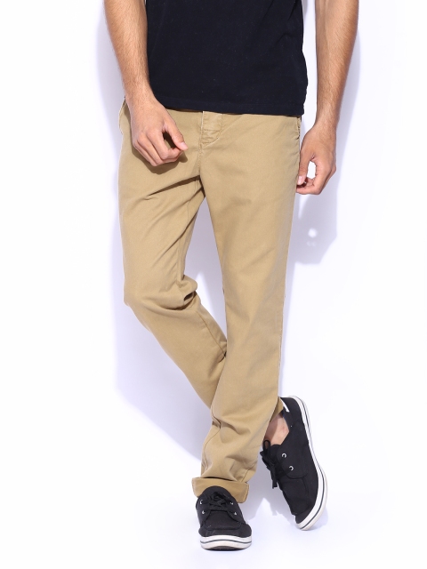

Superdry Men Brown Commodity Slim Chino Trousers