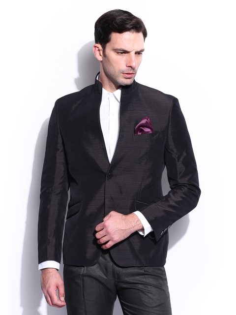 

Theme Men Burgundy Slim Fit Blazer