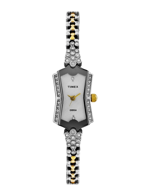 

Timex Empera Women Silver Toned Dial Watch