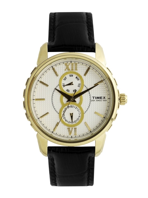 

Timex Men Cream Dial Chronograph Watch