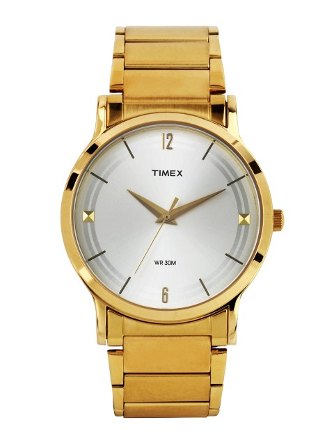 

Timex Men Silver-Toned Dial Watch TI000R40600