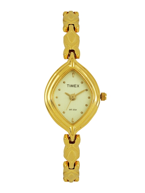 

Timex Women Off-White Dial Watch LS14-V/S