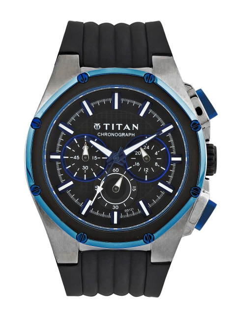 

Titan Men Black Dial Watch 9470KP01J
