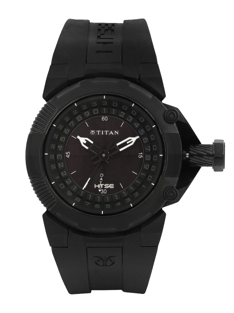 

Titan Men Black Dial Watch NE1539NP01