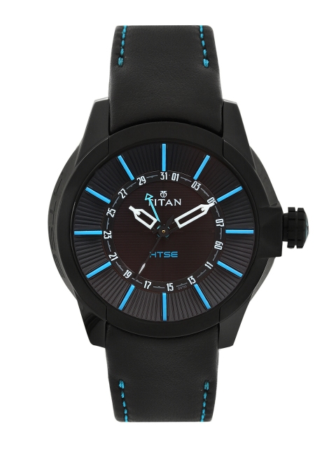 

Titan Men Black Dial Watch 1629NL02