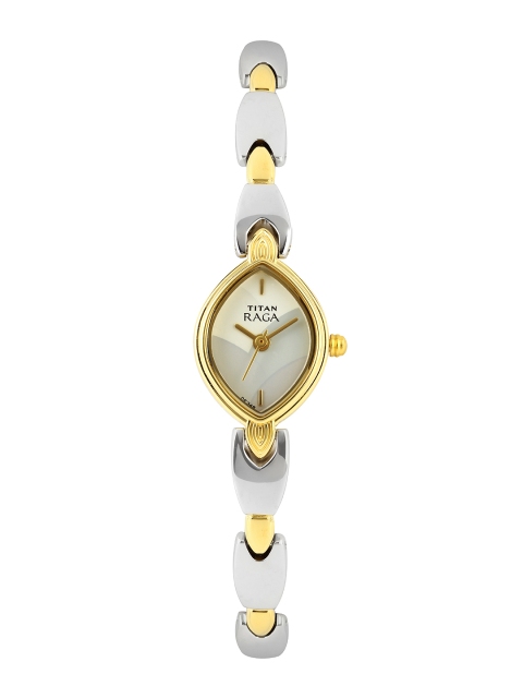 

Titan Raga Women Cream-Coloured & Grey Dial Watch 2250BM08