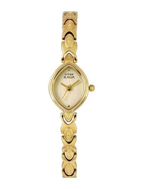 

Titan Raga Women Gold-Toned Dial Watch 2250YM25