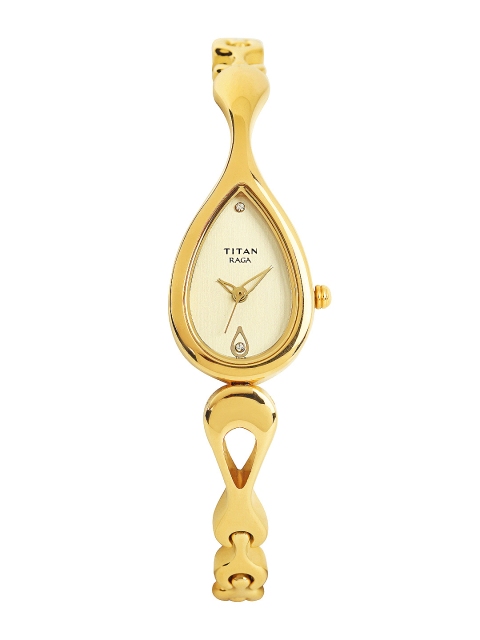 

Titan Raga Women Gold Toned Dial Watch