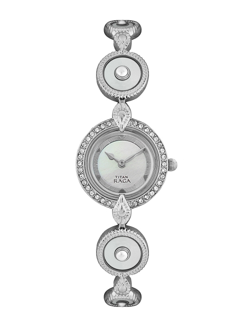 

Titan Raga Women Pearly Beige Dial Watch NE9903SM01J