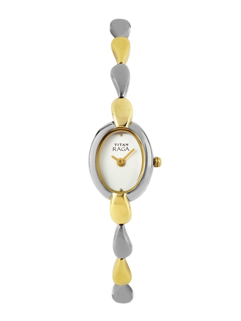 

Titan Raga Women Silver-Toned Dial Watch 2544BM01