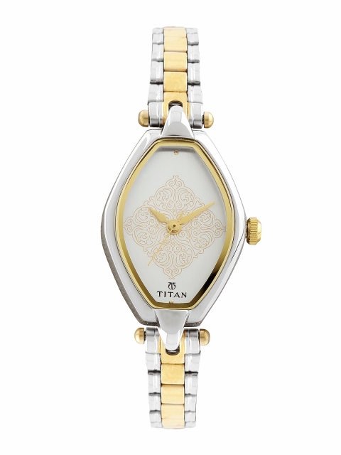 

Titan Women Silver-Toned Dial Watch 2522BM01