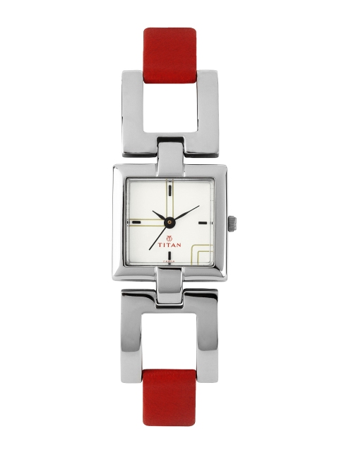 

Titan Women White Dial Watch NE2484SL01