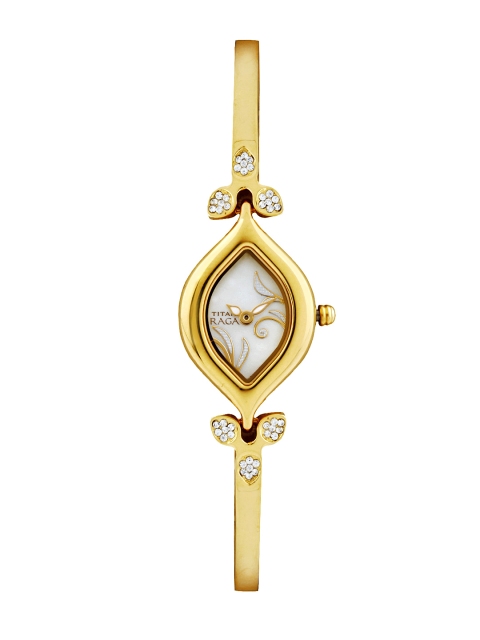 Raga Analog White Dial Women's Watch - 2012YM04