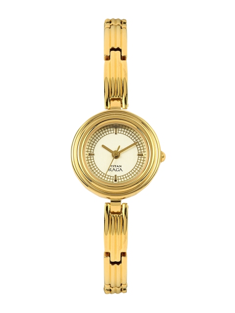 

Titan Raga Women Off-White Dial Watch ND2498YM01