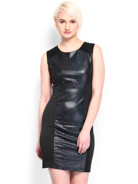 

Tokyo Talkies Black Sheath Dress