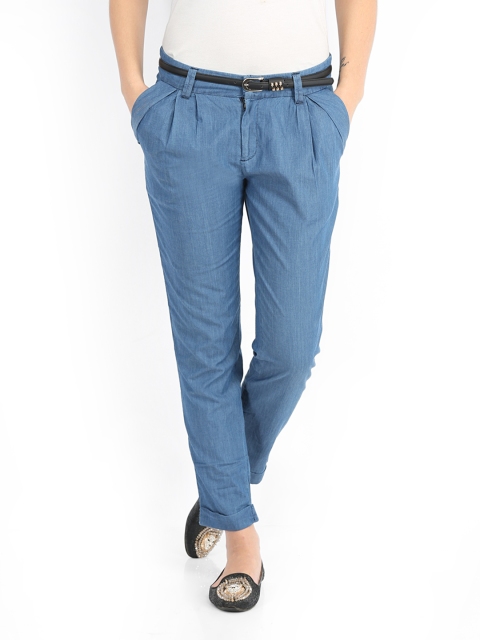 

Tokyo Talkies Women Blue Trousers