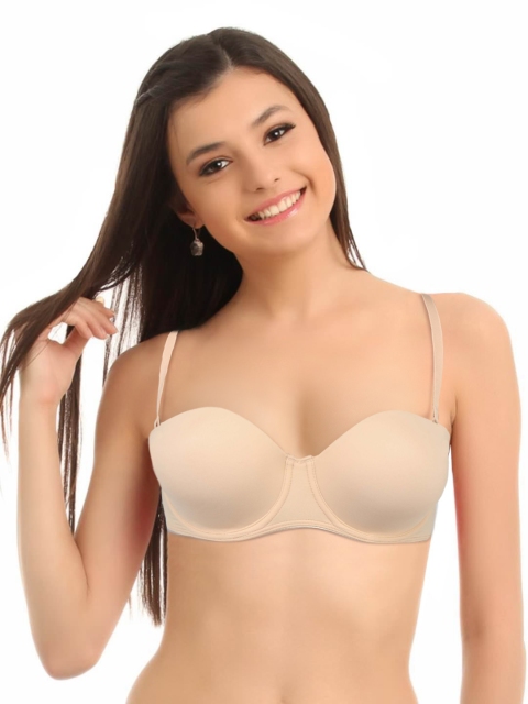 

Triumph T-Shirt Bra 77 Wired Padded Detachable Straps Seamless Everyday Bra, Beige