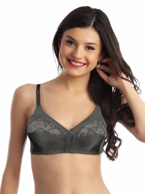 

Triumph Claudette 103 Wireless Non Padded Full Coverage Support Classics Bra, Grey
