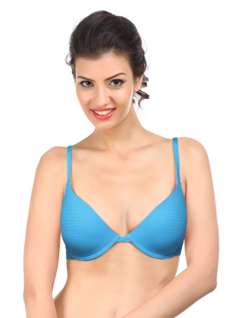 

Triumph Blue Striped Push-Up T-shirt Bra 121I609