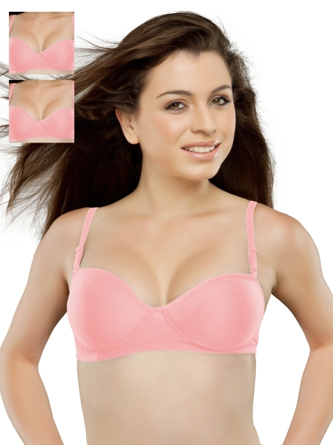 

Tweens Pack of 3 Pink Demi Cup T-shirt Bras TW-101