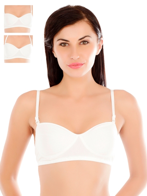 

Tweens Pack of 3 White Demi Cup T-shirt Bras TW-101