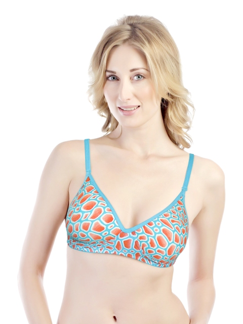 

Tweens Red & Blue Printed T-shirt Bra TW1355PR40D